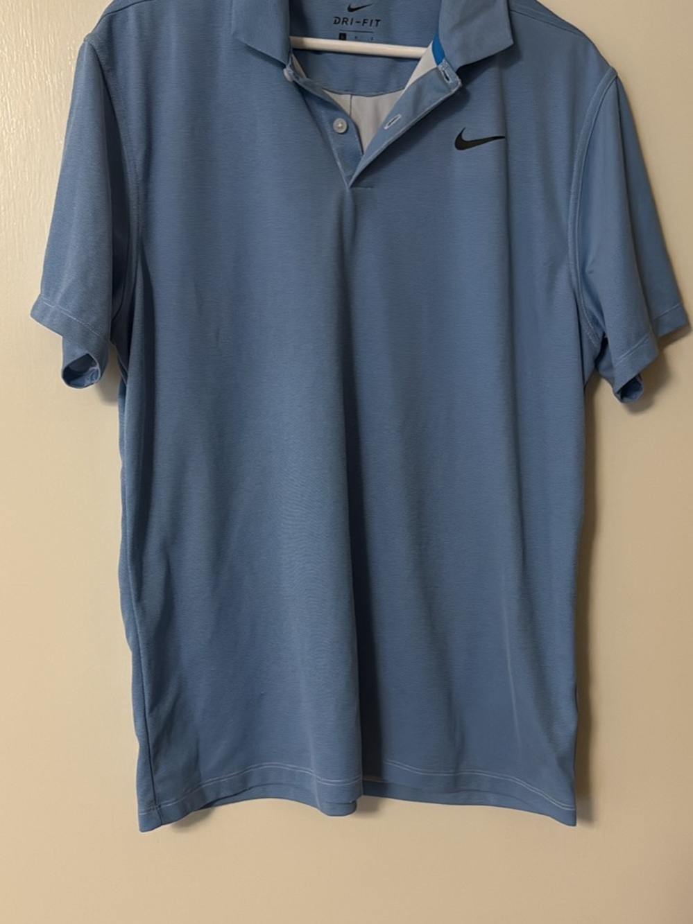 Nike Light Blue Dri-FIT Polo Shirt